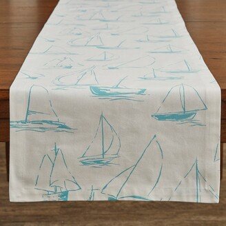 Sailboats Sky Table Runner 15 x 72