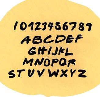 Friendly Font Letter Cookie Stamps Set - Fast Shipping Choose Your Own