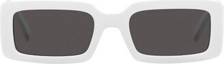 Rectangle-Frame Sunglasses-AK