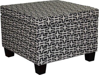 Geometric Star Storage Ottoman - Ore International