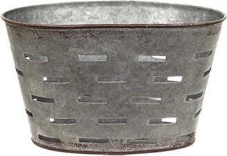 Oval Olive Bucket - 4.75 high by 8 wide by 5.5 deep.