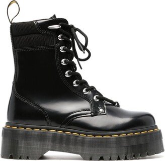 Jadon leather combat boots-AB