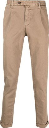 Logo-Tag Tapered Trousers-AA