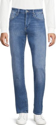 Zach High Rise Straight Jeans-AA