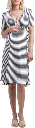 Maya Maternity/Nursing Wrap Dress