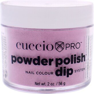 Pro Powder Polish Nail Colour Dip System - Deep Pink With Pink Glitter by Cuccio Pro for Women - 1.6 oz Nail Powder