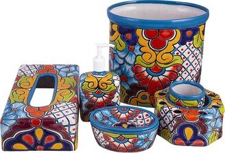 Ceramic Bathroom Set From Mexico - Agua