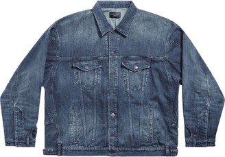 Deconstructed Oversized Denim Jacket