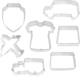 7 Piece Shipping Ups Fedex Cookie Cutter Set Retirement Hire On Party Cookies Metal | Cutters