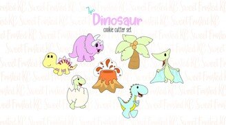 Dinosaur Cookie Cutter, 7Pc Set