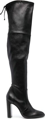 Vidaland 100mm thigh-high leather boots