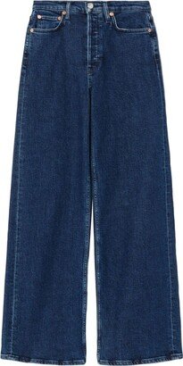 High-Rise Wide-Leg Jeans-CE