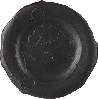 Yellow Nose Studio SSENSE Exclusive Black Before The Coffee Dessert Plate