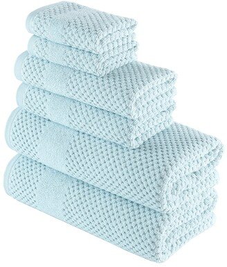 Antimicrobial Honeycomb 6Pc Towel Set