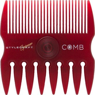 StyleCraft Professional 2 in 1 Spinner Fine/Coarse Tooth Texturizing and Grooming Hair Comb