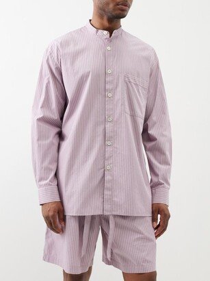 Birkenstock x Tekla Striped Oversized Organic-cotton Pyjama Shirt-AA