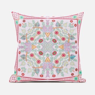 Amrita Sen Designs Amrita Sen Paisley Leaf Geo Duo Indoor Outdoor Pillow