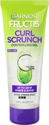 Fructis Style Curl Scrunch Extra Strong Hold Controlling Gel - 6.8 fl oz