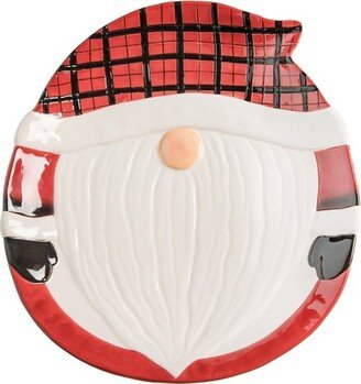 Gallerie II Plaid Gnome 3D Large Cookie Plate