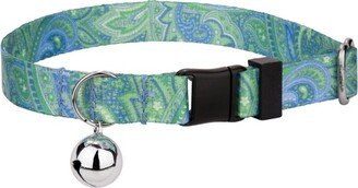 Country Brook Petz Green Paisley Cat Collar