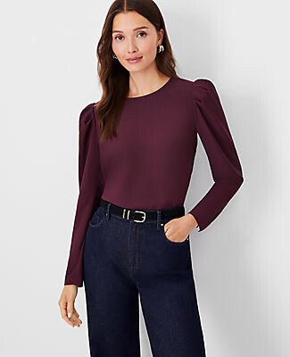 Puff Sleeve Popover Top