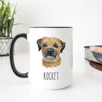 Border Terrier Mug, Gifts, Dog Dad Gift, Lover Gifts For Owner, Personalized Birthday Gift