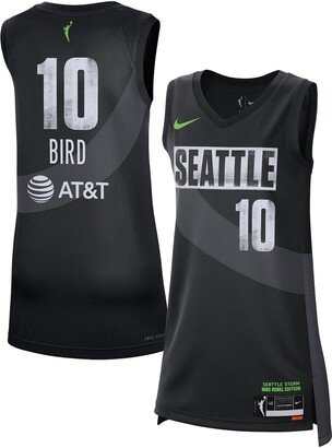 Women's Sue Bird Black Seattle Storm Rebel Edition Jersey