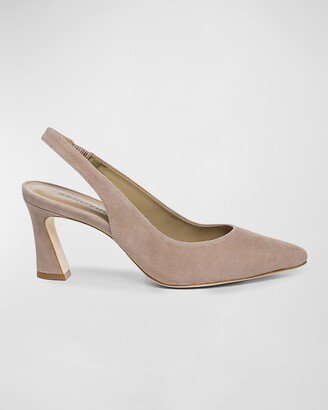 Felicity Suede Slingback Pumps