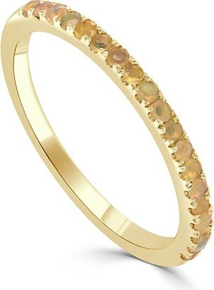 Sabrina Designs 14K 0.24 Ct. Tw. Opal Half-Eternity Ring