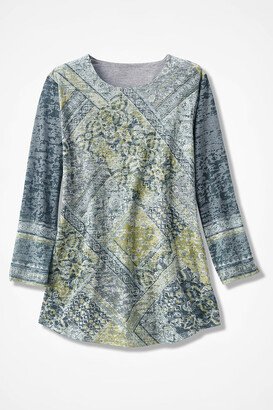 Women's Sew Together T-Shirt - Green Multi - PS - Petite Size