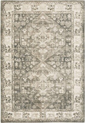 Salina Traditional Persian Style Inspired Area Rug Charcoal/Ivory - Captiv8e Designs