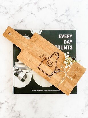 Sustainable Gift For Chefs | Christmas Cooks Premium Wood Cheese Board Her Him Mom