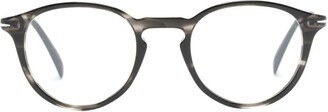 Faded-Effect Round-Frame Glasses