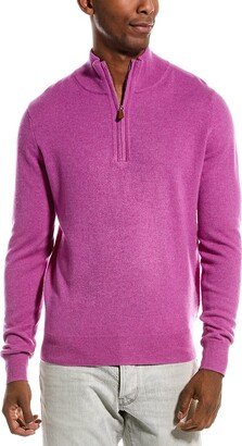 1/4-Zip Cashmere Sweater-AD