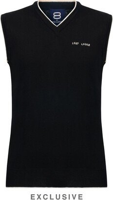 8 by COCO CAPITÁN The Formal Loser Vest Sweater Black