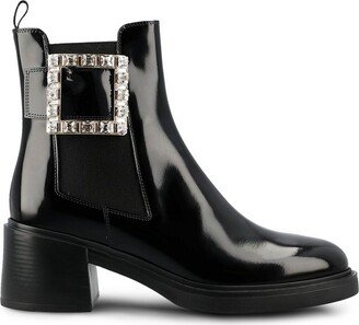 Viv' Rangers Embellished Buckle Chelsea Ankle Boots