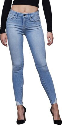 Good Petite Distressed Hem Skinny Jeans