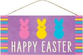 12.5L X 6H Happy Easter 3 Bunny Sign