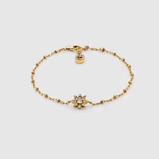 Flora 18k bracelet with diamonds