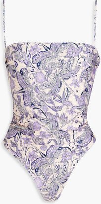 Azul floral-print swimsuit