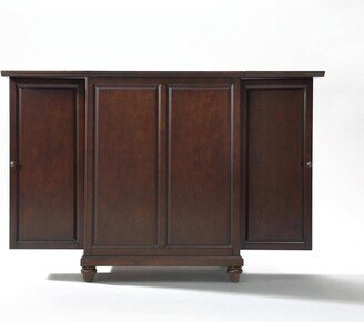 Cambridge Expandable Bar Cabinet Mahogany