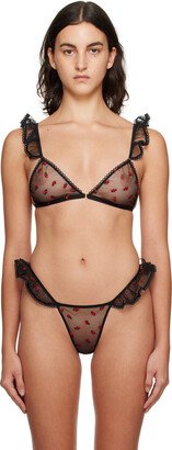 Black Coccinelle Bra