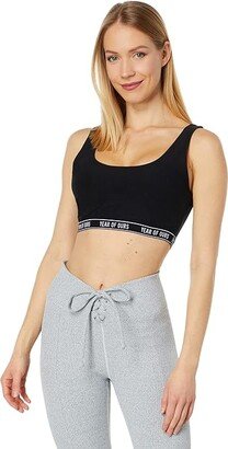 Stretch Logo Bralette (Black) Women's Lingerie