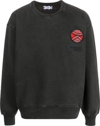 Logo-Embroidered Cotton Jersey Jumper
