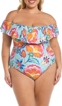 Breezy Off the Shoulder One-Piece Swimsuit