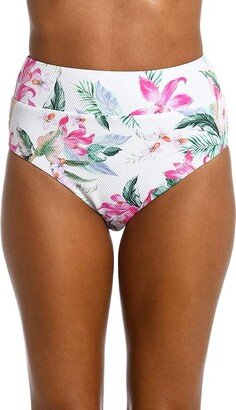 Mystic Palms High-Waist Bottoms (Multi) Women's Swimwear