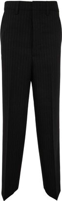 Mid Rise Pinstripe Tailored Trousers-AA