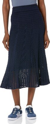 Women's Godet Crochet Skirt