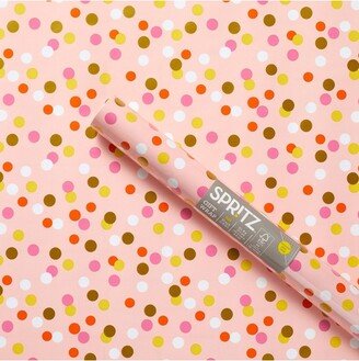 Foil Dot Wrapping Paper Pink - Spritz™