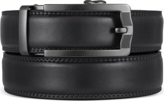 Mio Marino Men's Horseshoe Leather Ratchet Belt